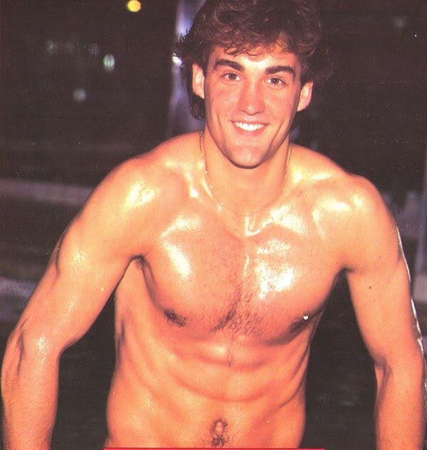John Wesley Shipp in Guiding Light maroon speedo scene