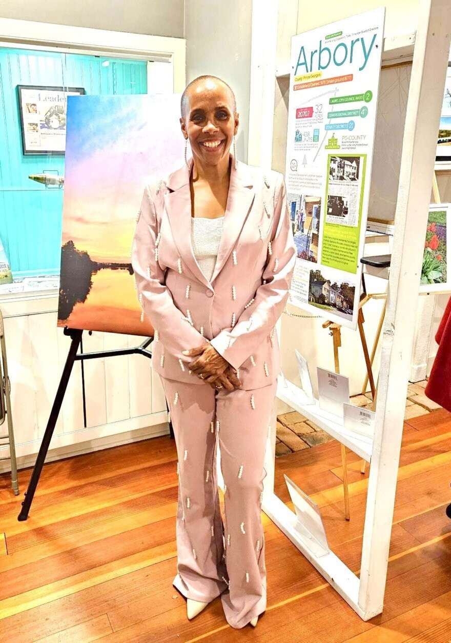 Public viewing Tracy Camilla Johns' photography exhibit at Laurel Museum, Maryland