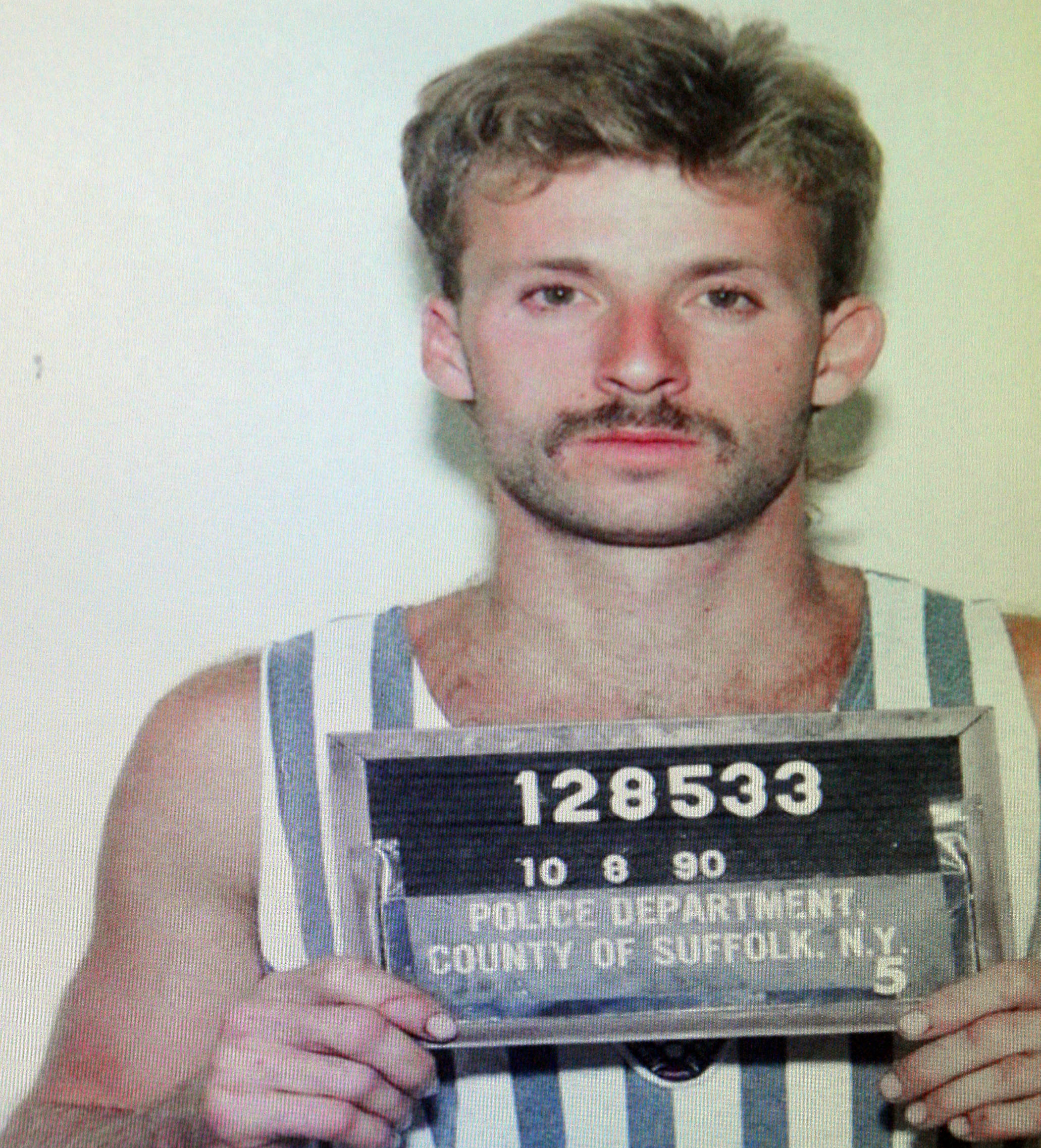 Mugshot of John Bittrolff from 1990, convicted in the murders of Rita Tangredi and Colleen McNamee.