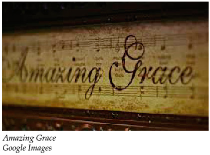 Sheet music excerpt of Amazing Grace, highlighting its simple yet powerful melody that resonates universally.