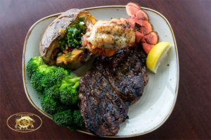 16 oz Ribeye Steak aged USDA choice at St Johns River Steak &amp; Seafood Sanford FL