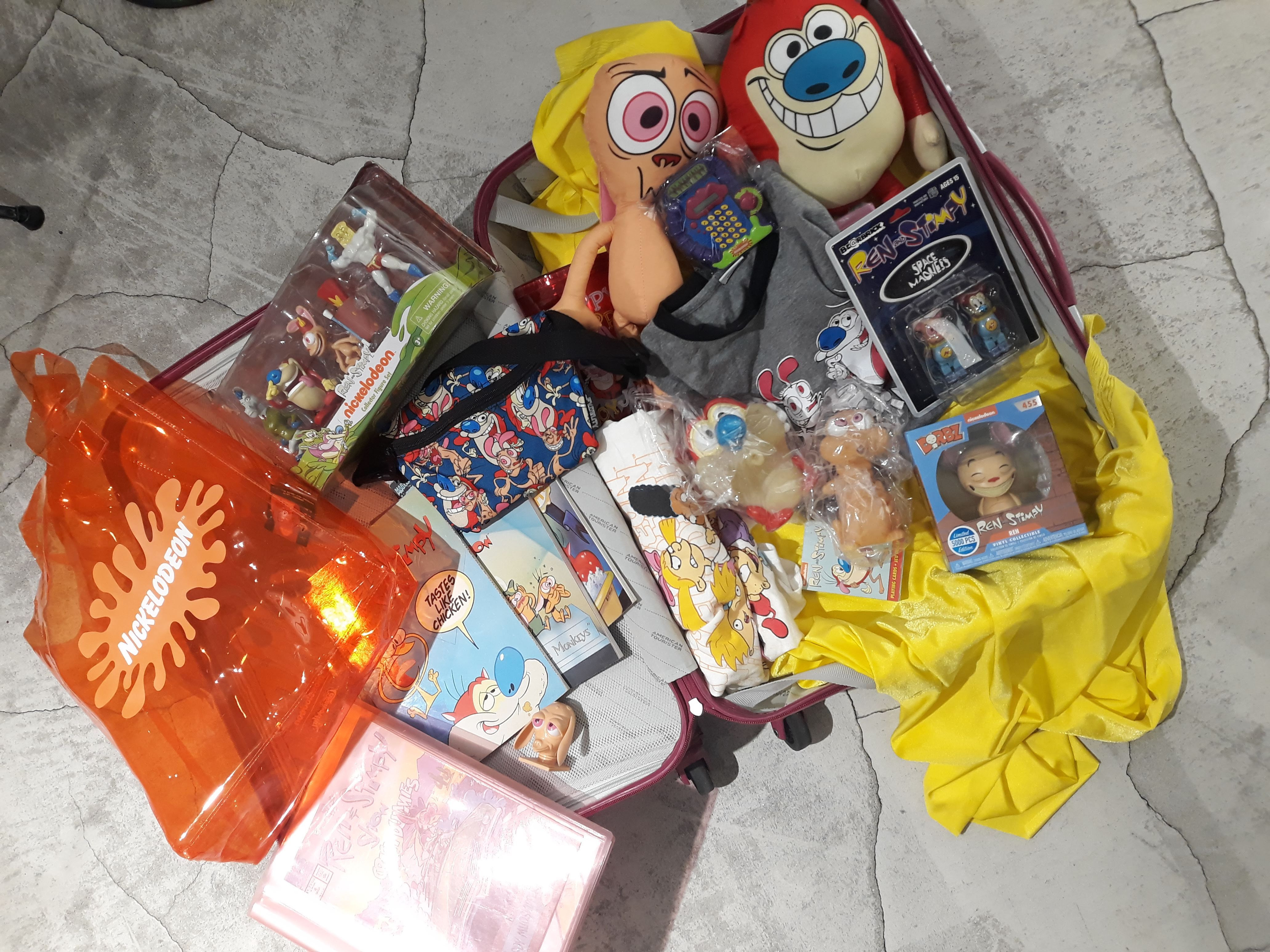 Rurumu's extensive Ren and Stimpy merchandise collection