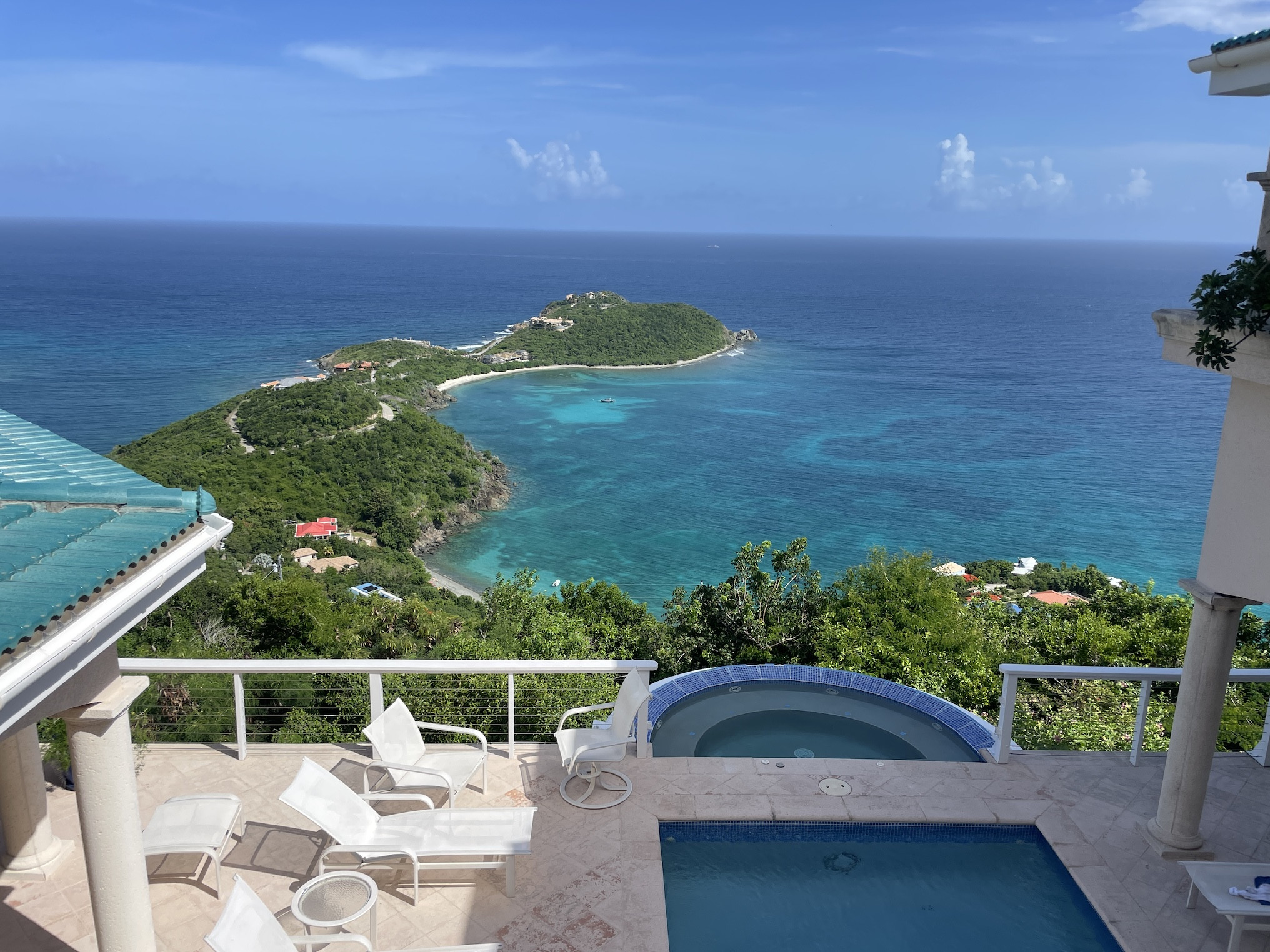 Out of the Blue Villa St John Stunning Views