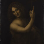 Leonardo da Vinci, Saint John the Baptist, featuring the sfumato technique and chiaroscuro to highlight Saint John's expression and form