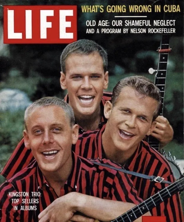 The original lineup (L-R): Bob Shane, Dave Guard, Nick Reynolds