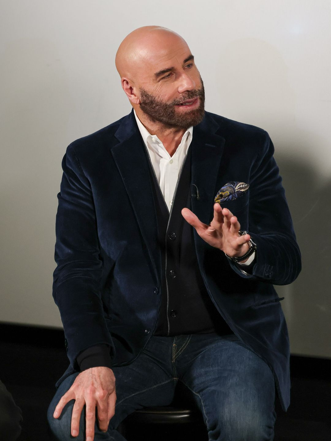 John Travolta attends a screening of Disney + Original Short Film 