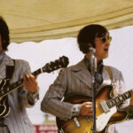 Paul McCartney playing his Epiphone Casino