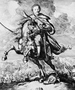 Carel Allardt: engraving of Jan (John III) Sobieski