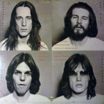 Utopia band photo featuring Todd Rundgren, John "Willie" Wilcox, Roger Powell, and Kasim Sultan, promoting their transition from prog rock to a more melodic sound.