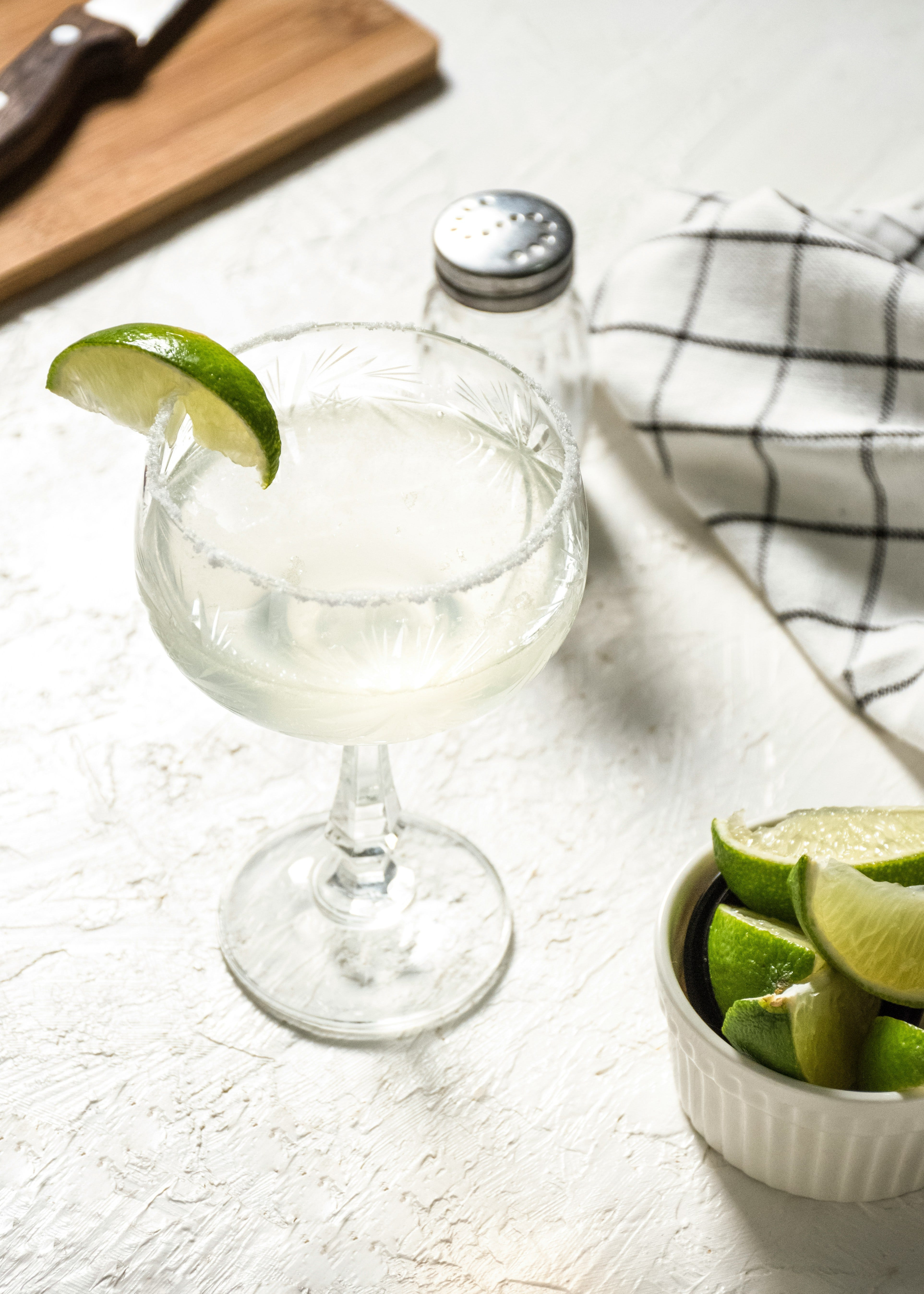 Tequila sunset with a lime