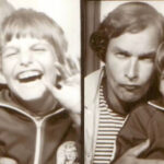 A young Fetterman and his father Karl mug for the camera.