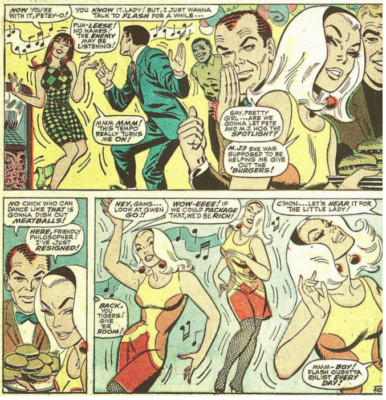 One issue later (#48, May 1967) she received a softer hairstyle that that was strongly reminiscent of Mary Jane’s.